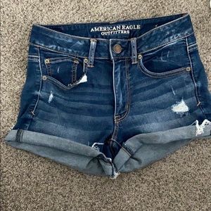 Dark wash Jean shorts